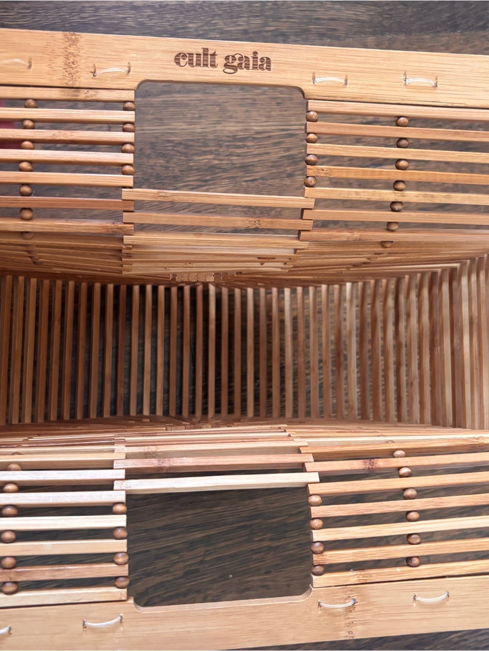 cult gaia Natural Bamboo Ark Large Clutch - Picture 4 of 6